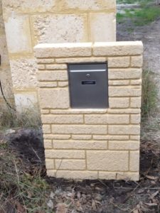 limestone letterboxes brisbane stone render